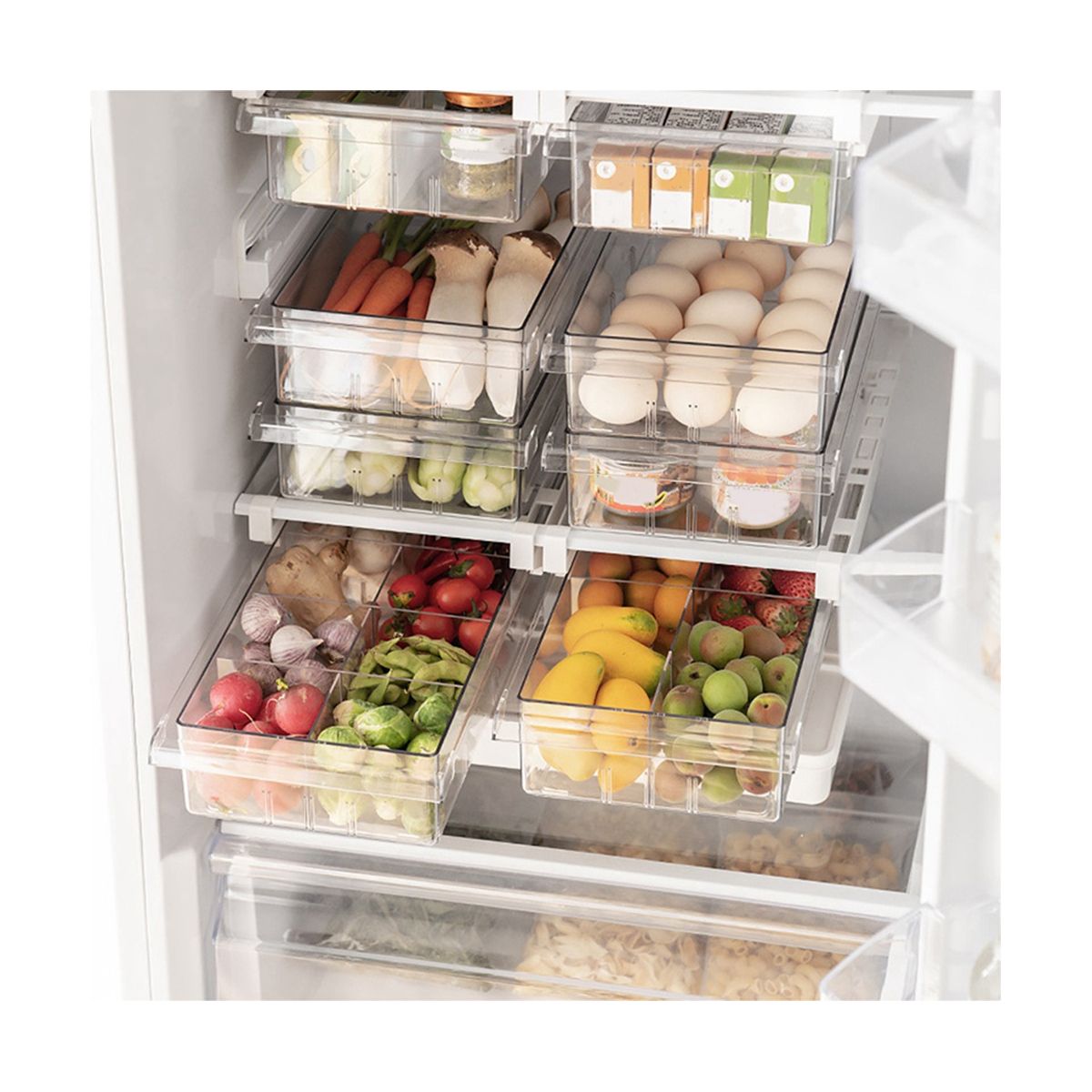 Refrigerator Storage Box Storage Food Fruit and Vegetable