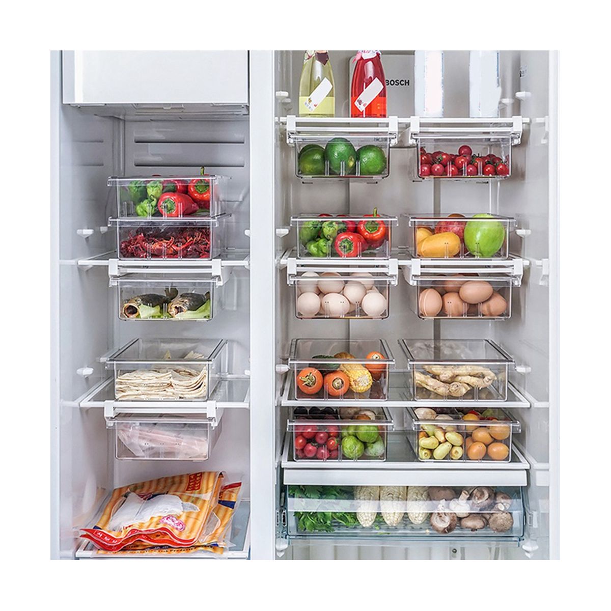Refrigerator Storage Box Storage Food Fruit and Vegetable