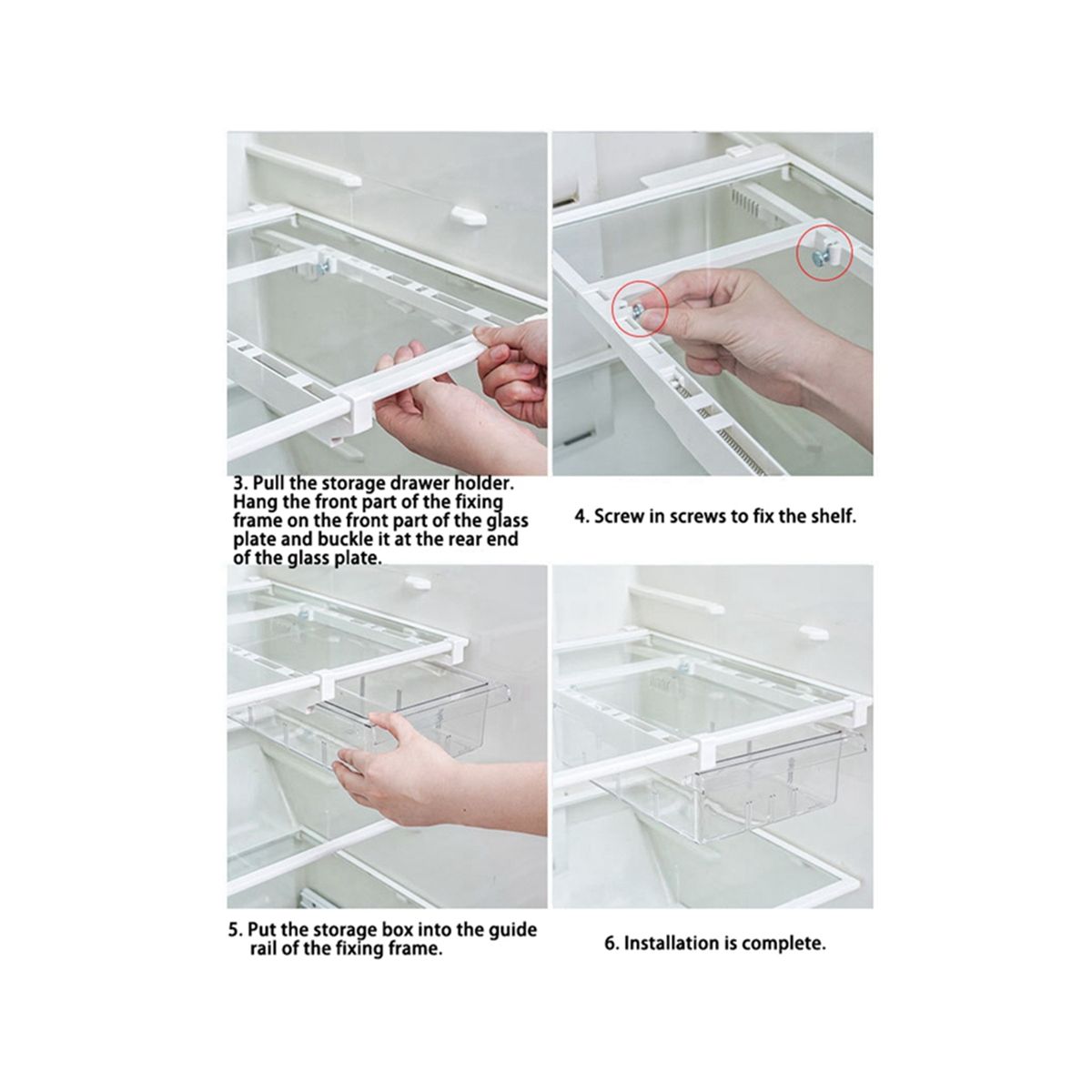 Refrigerator Storage Box Storage Food Fruit and Vegetable