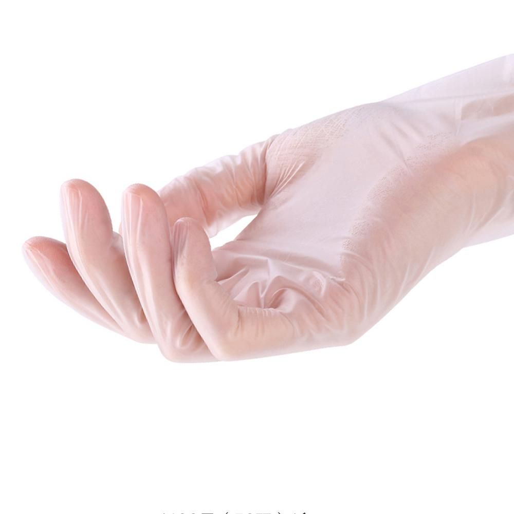 100Pcs/ Box   Disposable PVC Examination Gloves Medical Home Gloves Dental Examination Tattoo Food Electronic Factory Laboratory Gloves