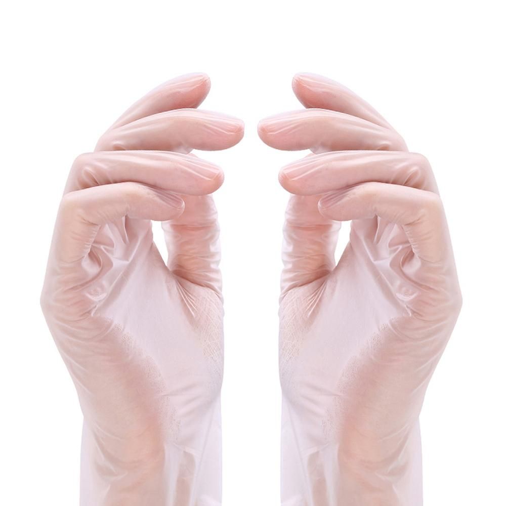 100Pcs/ Box   Disposable PVC Examination Gloves Medical Home Gloves Dental Examination Tattoo Food Electronic Factory Laboratory Gloves