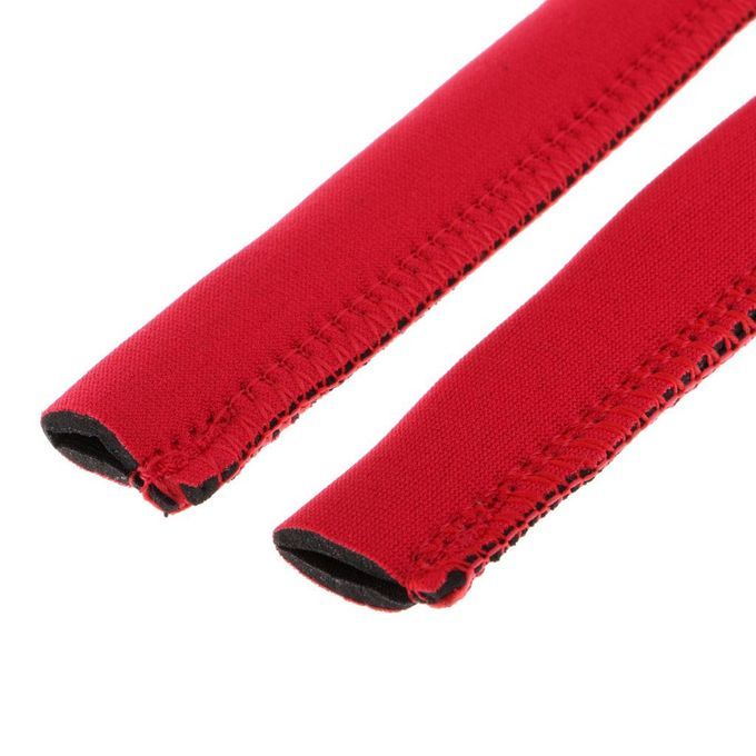 2pcs/set Camping Hydration Pack Bladder Tube Neoprene Red, Orange