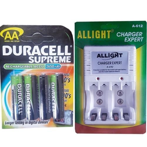 Rechargeable AA R6 1.2V Battery With Charger