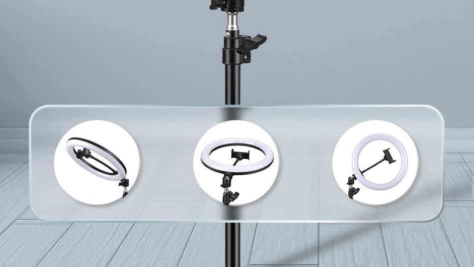 Ring Light And Tripod Stand Plus Green Screen