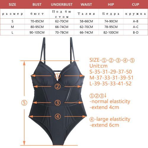 Sexy Black Mesh Push Up One Piece Swimsuit Ladies Monokini Backless Cut Out Swimwear Women Swim Bathing Suit Trikini(#Black Swimsuit)