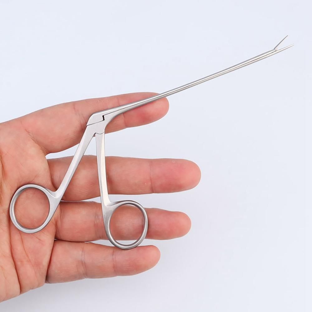 Ear Nose Cleaner Pliers Pick Endoscope Earwax Remover Short Forceps