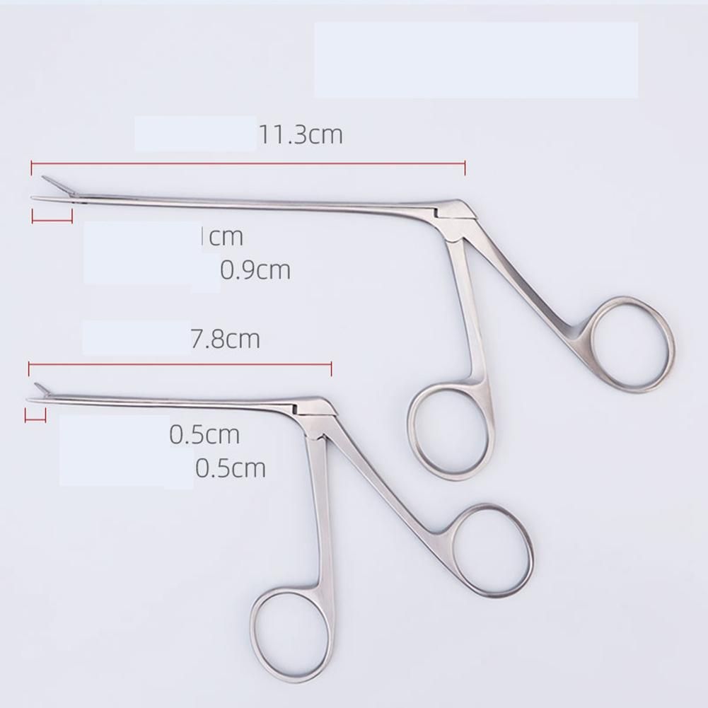 Ear Nose Cleaner Pliers Pick Endoscope Earwax Remover Short Forceps