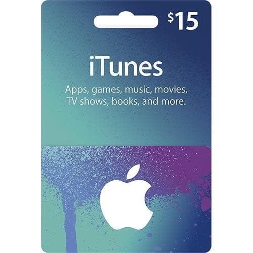 iTtunes Gift Card US - $15
