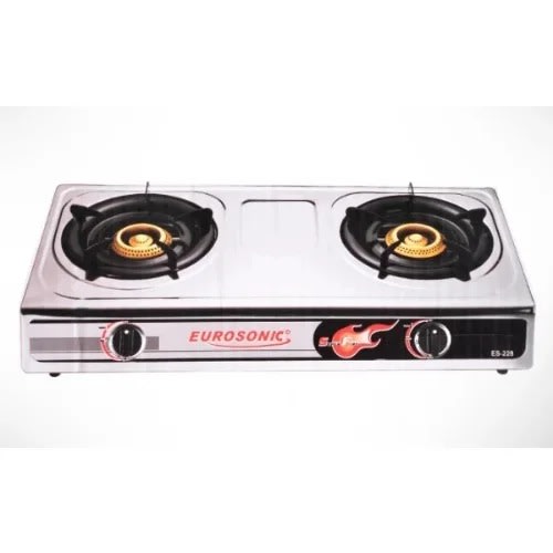 Homeflower Table Top Gas Cooker - 2 Hobs - Hf 2tm.
