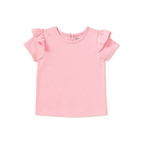Baby Girls Dress Pinafore, Top & Diaper Cover - 3 Pieces Outfit Set - Stripped