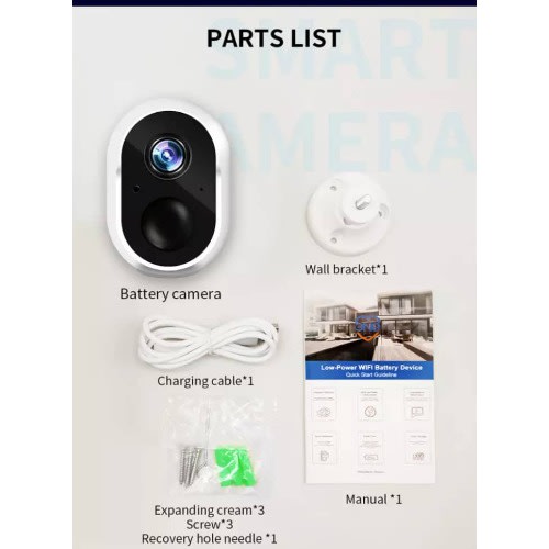 Wifi Wireless Battery Powered Outdoor/indoor Security Camera