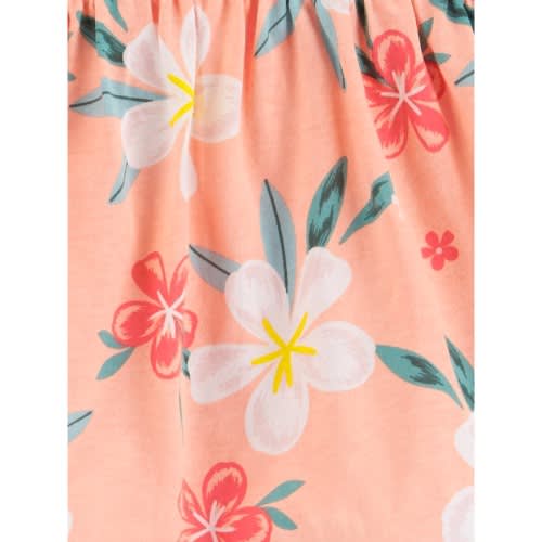 Child Of Mine Toddler Girls Flutter Top & Shorts Outfit Set - Floral