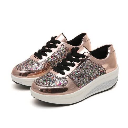 Ladies Sequence Rugged Sneakers