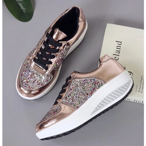 Ladies Sequence Rugged Sneakers