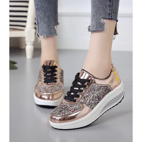 Ladies Sequence Rugged Sneakers