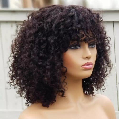 Kinky Curls Full Fringe