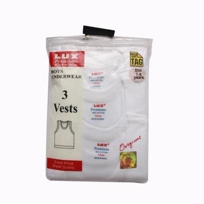 Boys Underwear Vest - Set Of 3