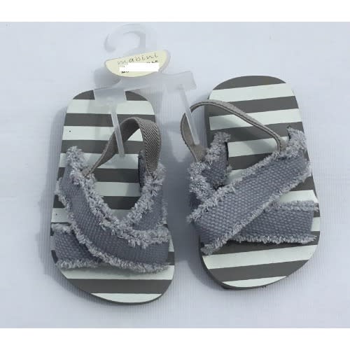 Baby Boy Denim Sandal- Grey