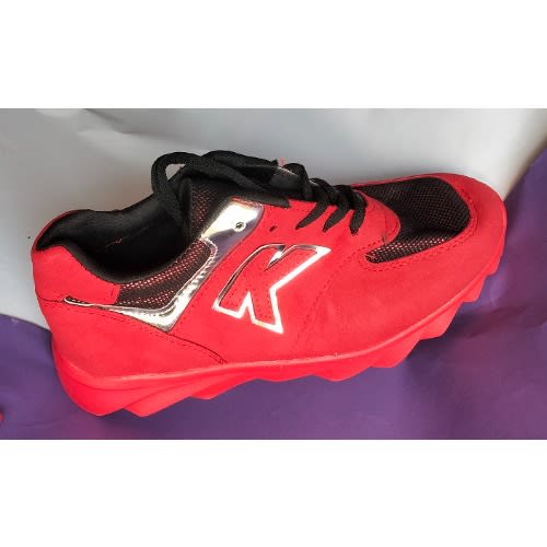 Unisex Red Lace Sneakers