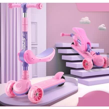 Kick Kids Three-wheel Scooter - Pink
