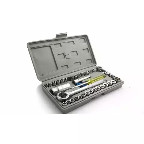 Combination Socket Wrench Set - 40pcs