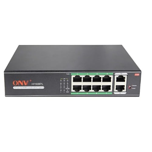 8 Port 20/100 Poe Switch