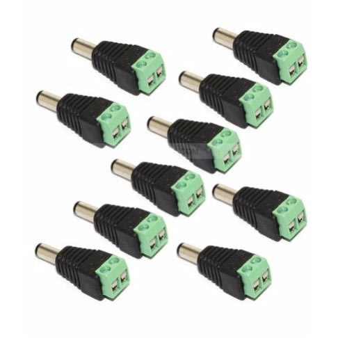 Cctv Power Connectors - 10 Pieces