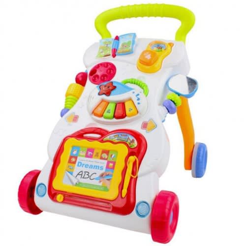 Baby Music Walker Trolley With Drawing WordPad