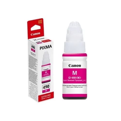 Pixma Gi-490 Colour Ink For Printer Canon G1400-2400-3400 -4 In 1