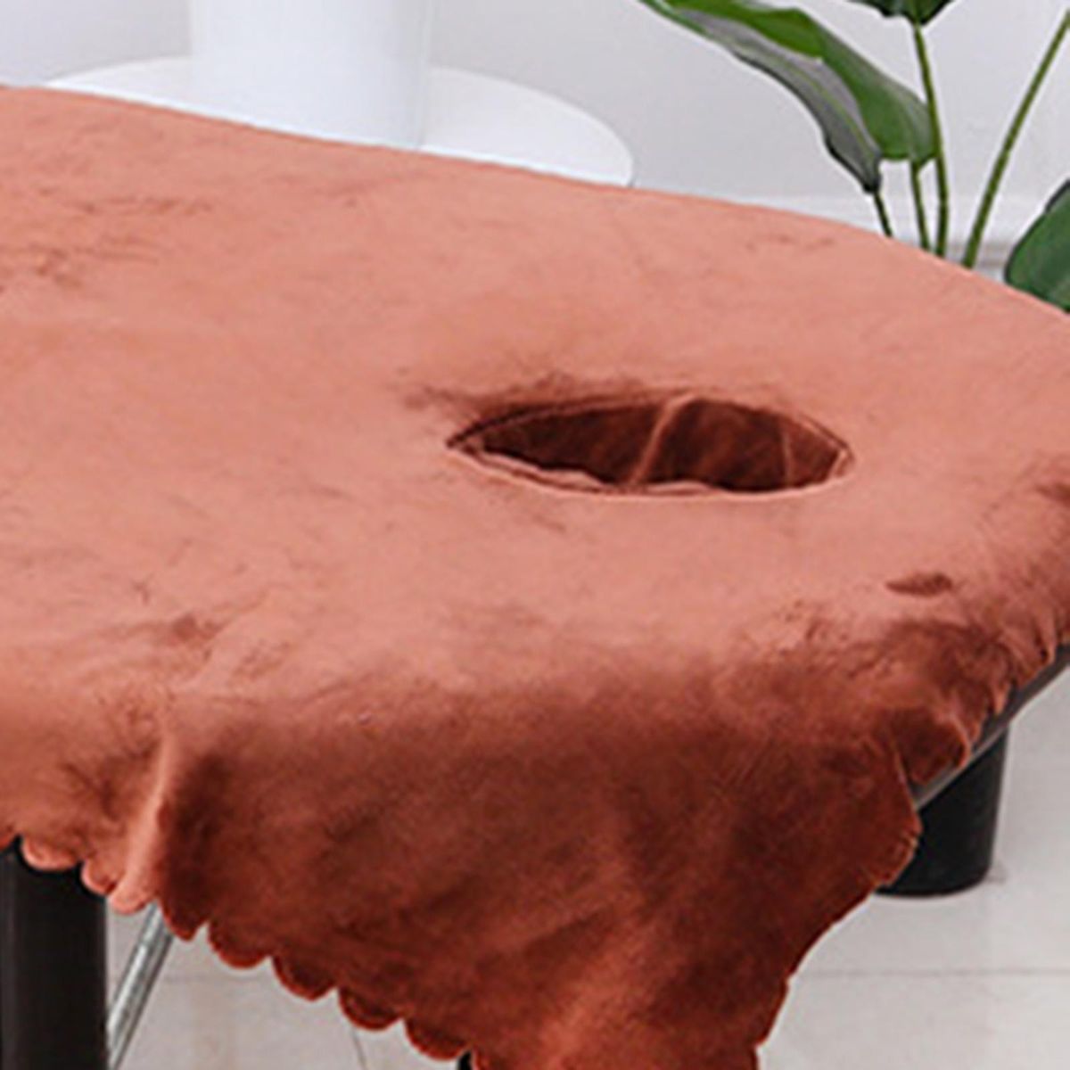 Table Sheet Covers With Face Breath Hole/ Polyester Coffee