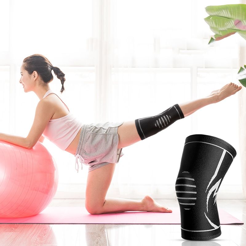 Fitness Kneeling Sports Knit Knee Pads Leg Brace Gym