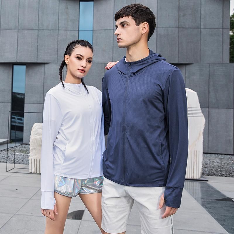 Unisex Uv Sun Protection Jacket Summer Cycling Sport Jacket Outdoor Sport Hoodie Windbreaker Camping Shirts Fishing Clothing