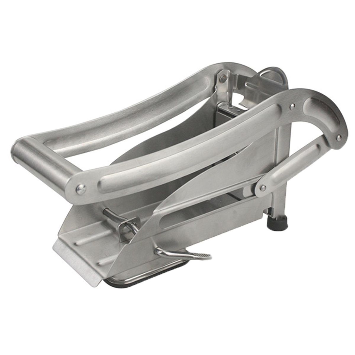 Versatile Vegetable Cutter Effortless Stainless Steel Potato for Home Silver