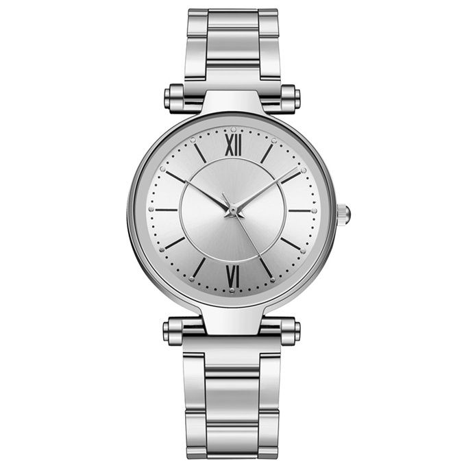 Luxury Ladies Casual Watch - Silver