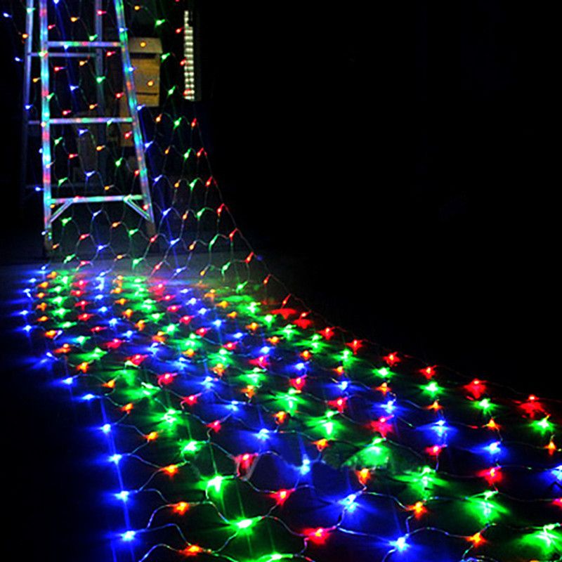 3x2m 1.5mX1.5m Christmas Garlands LED String Christmas Net