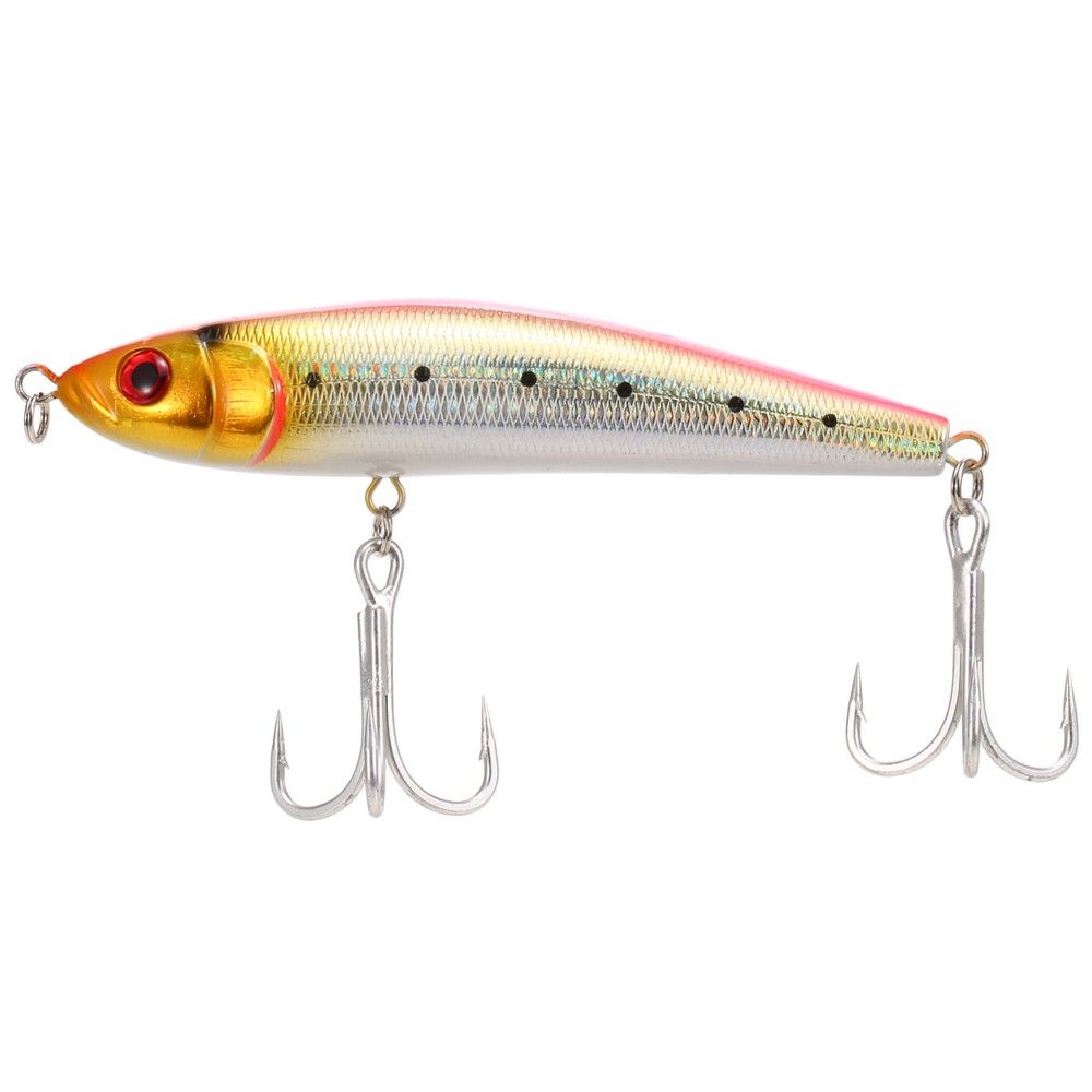 15cm 84g Sinking Pencil Lure Hard Bait Fishing Lure With 2