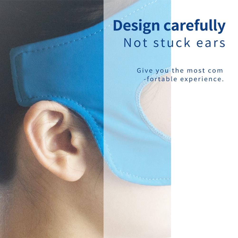 For Oculus Quest 2 VR Glasses Eye Mask Cover Breathable Sweat Band Virtual Reality Headset for Quest 2 HTC Vive-Blue