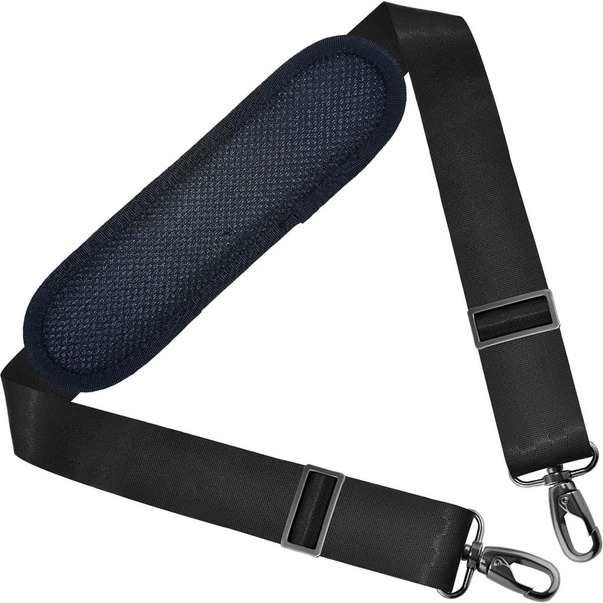 Backpack Strap Pad Comfort Shoulder Strap Pad Breathable for Messenger Black