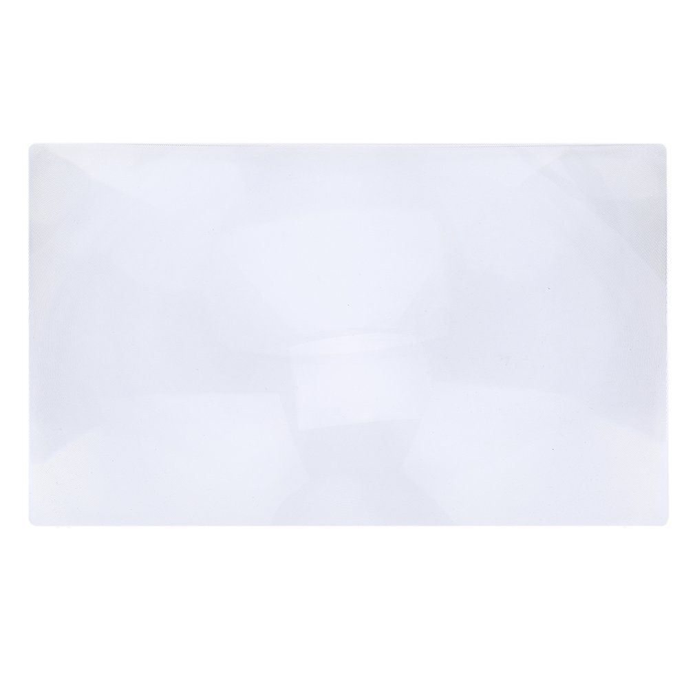 XL Full Page Magnifying Sheet Fresnel Lens 3X Magnification Magnifier Silvery