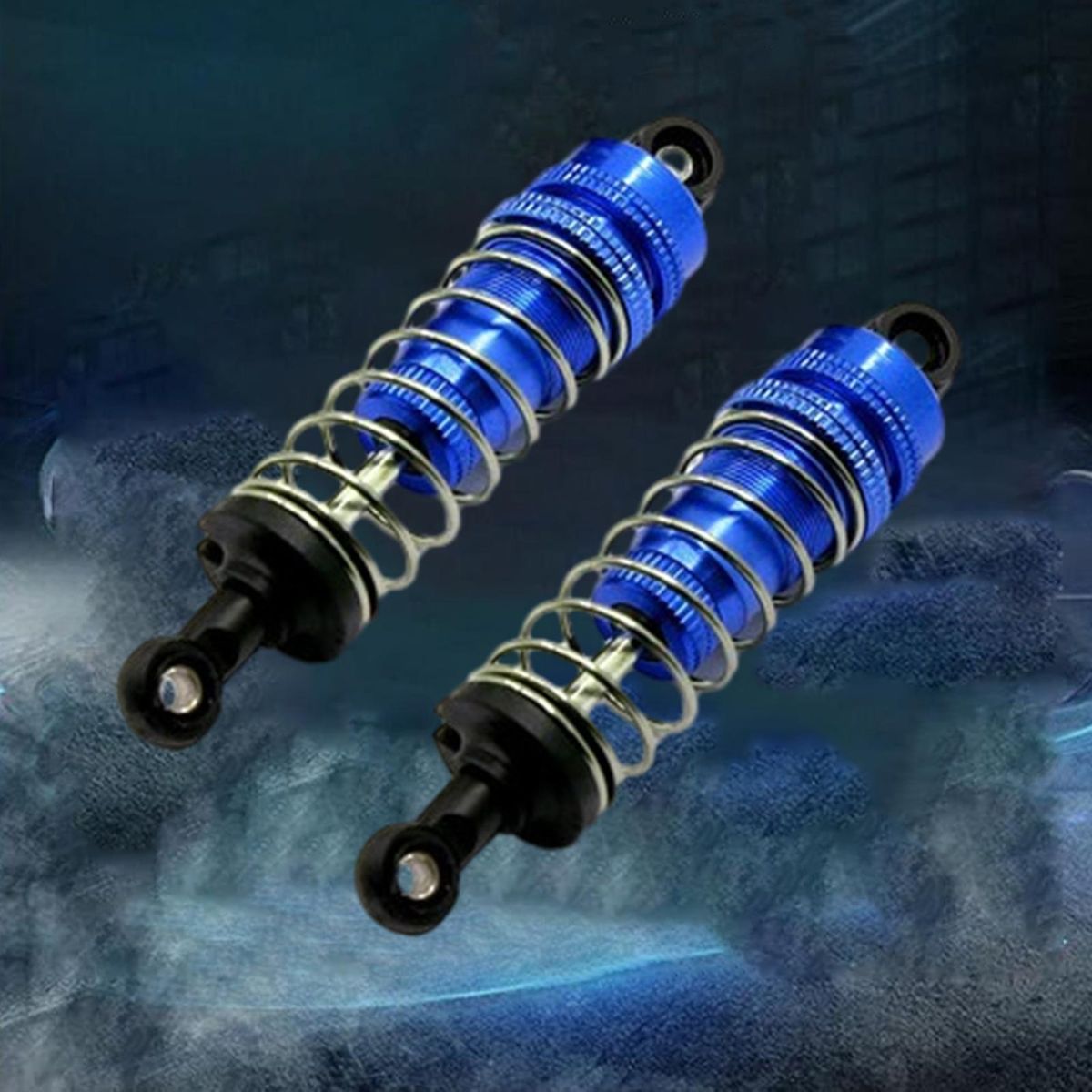 1 Pair Shock Absorber Dampers Four-wheel Drive Brushless Shock Absorbers Dark Blue