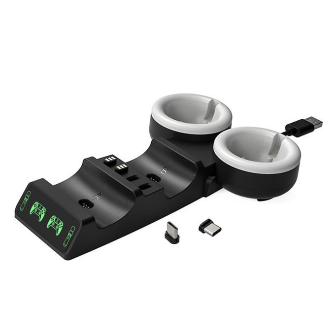 4in1 Charging Dock Charger Stand Station W/ Indicator For PS5/PS Move