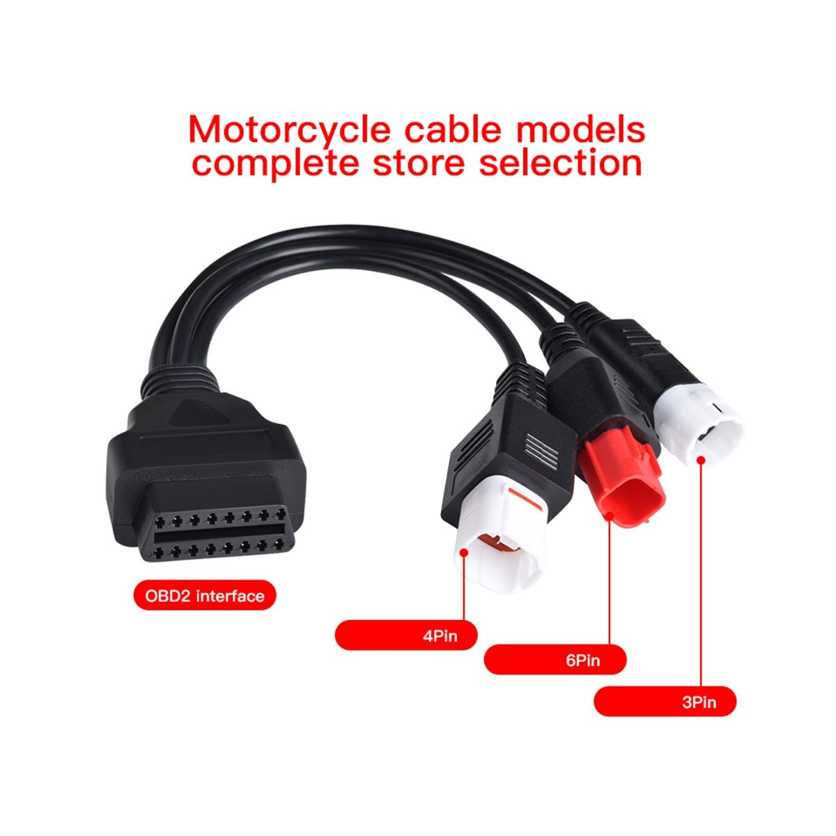 6Pin OBD2 Diagnostics Connector Cable