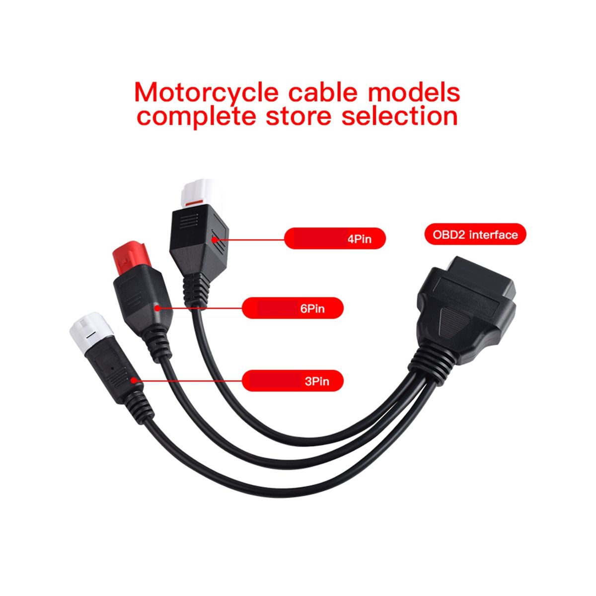6Pin OBD2 Diagnostics Connector Cable