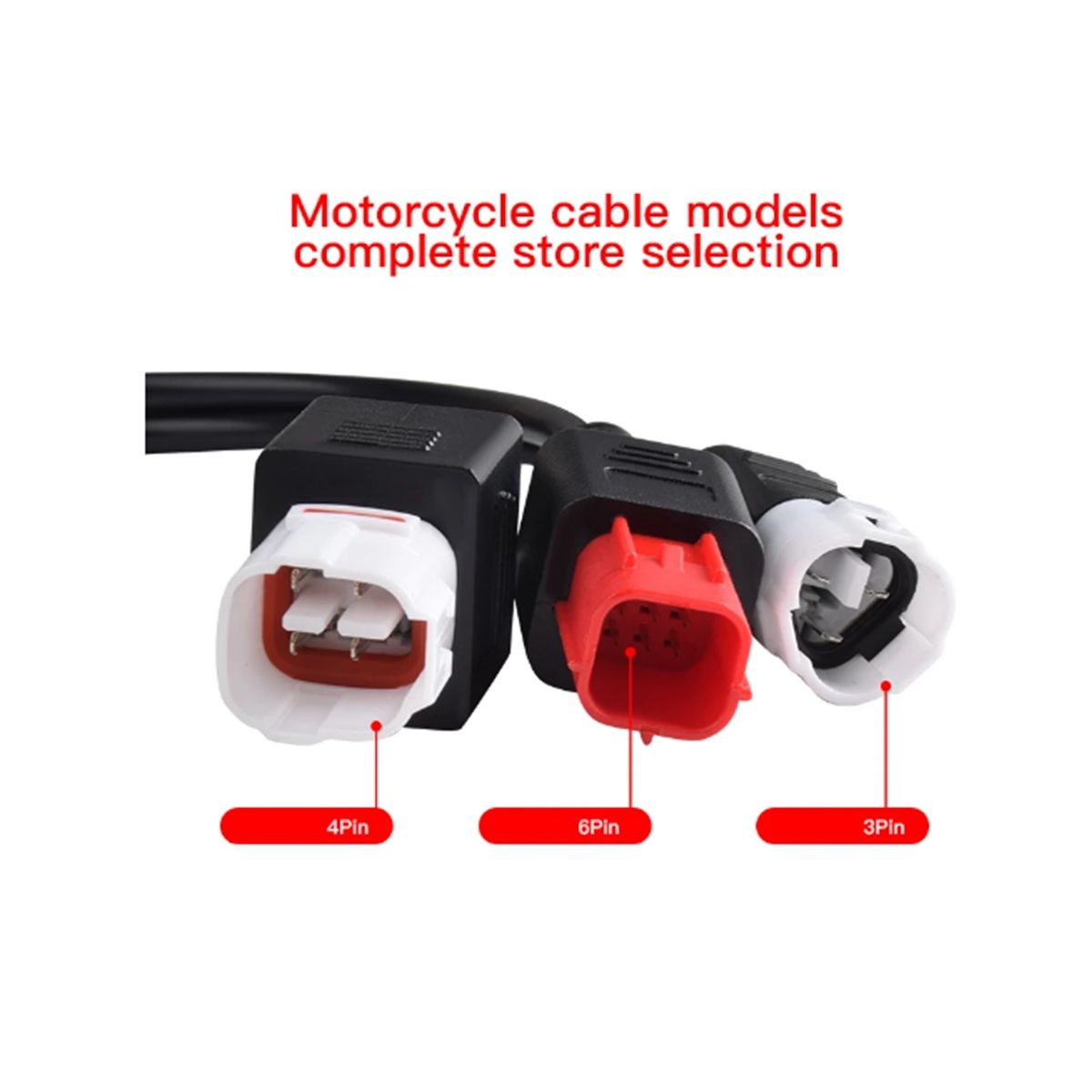 6Pin OBD2 Diagnostics Connector Cable