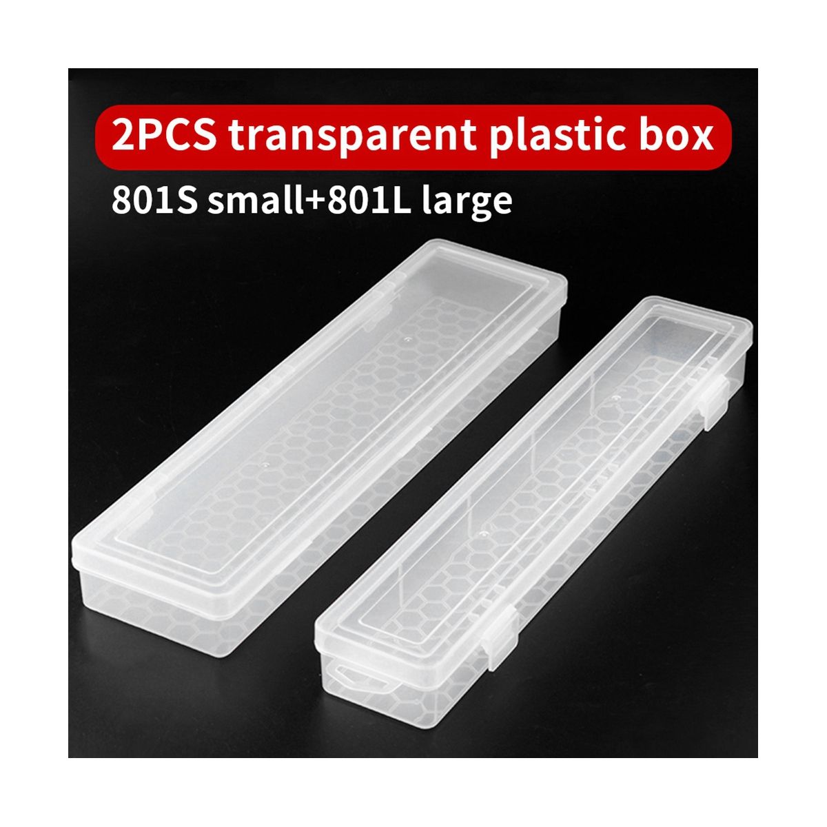 2Pcs Finishing Box Electric Soldering Iron Storage Box