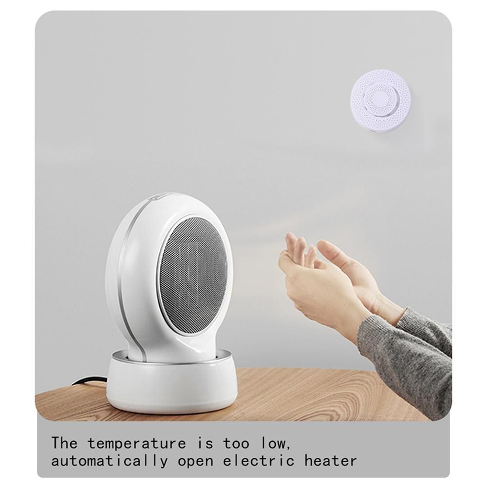 Smart ZigBee Air Quality Monitor Formaldehyde, CO2, Temperature, Humidity APP Remote Monitor Intelligent Linkage Real-Time Air Quality Tester Detector Sensor
