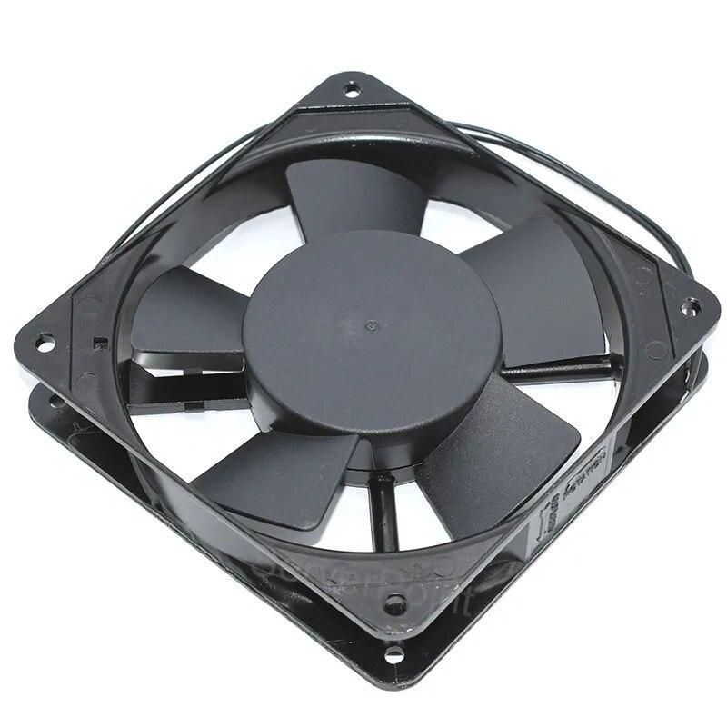New 12025 Cooler YY12025HBL2 AC 220V 2-Wire 120*120*25MM 0.1/0.9A Double Ball Bearing Cooling 18/16W Fan