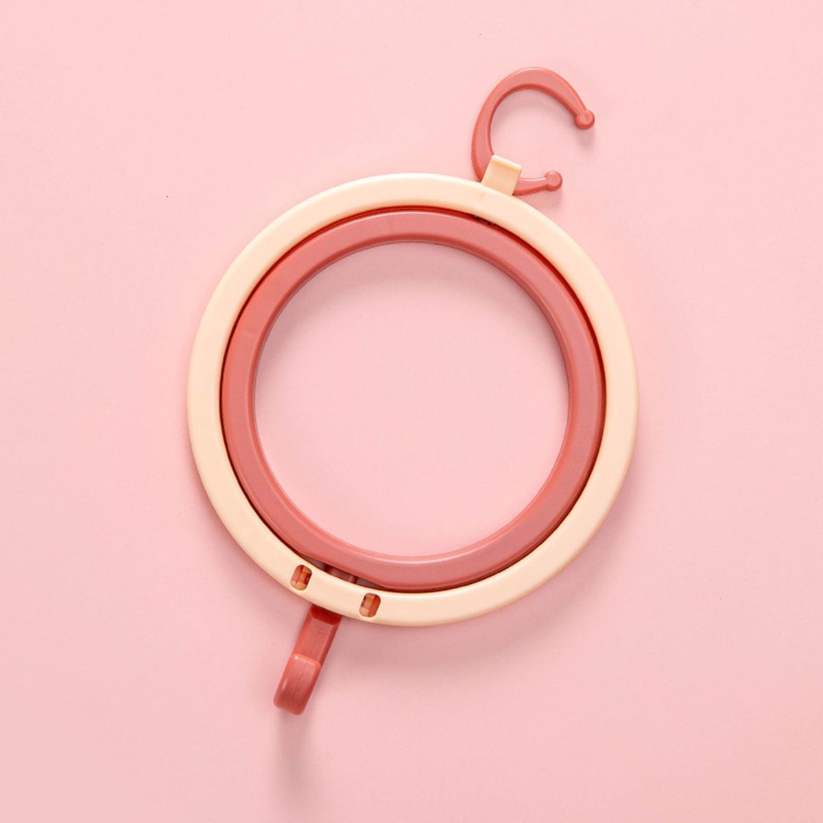 Easy Installation Hat Organizer Compact Hat Coat Organizer for Hats Pink
