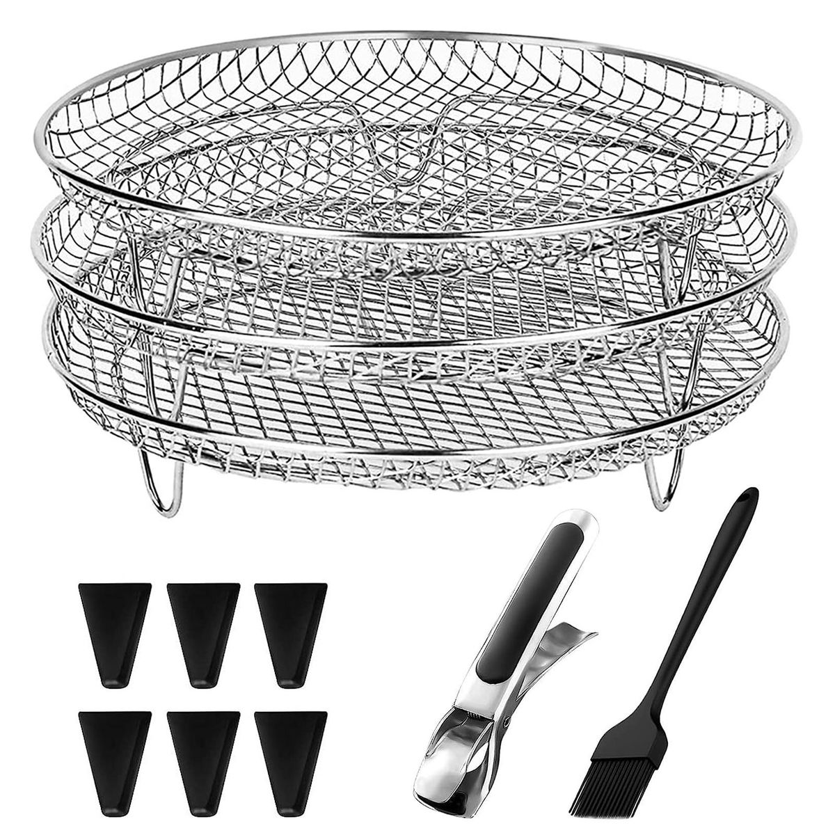 Bbq Dehydrator Rack Stackable Stainless Steel Dehydrator for Fruits