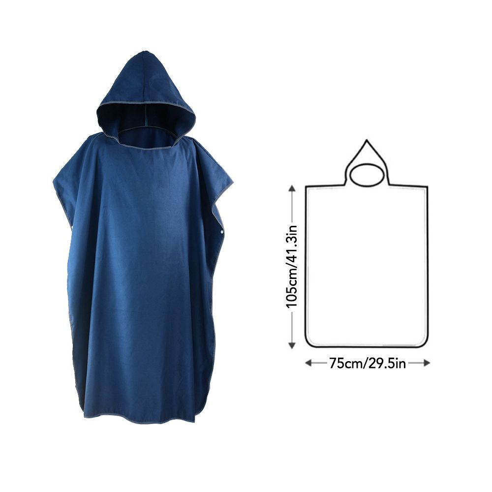 Quick Dry Hooded Towel With Hood Wetsuit Changing Towel For